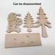 thumbnail image 3 of Adornos navideños artesanales de madera de calidad., 3 of 5