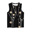 thumbnail image 3 of Snorda Débardeurs pour Femmes Grande Taille Mode Féminine Décontractée Été Imprimé Sans Manches Col Rond Haut Blouse Débardeur P-5TG, 3 of 5