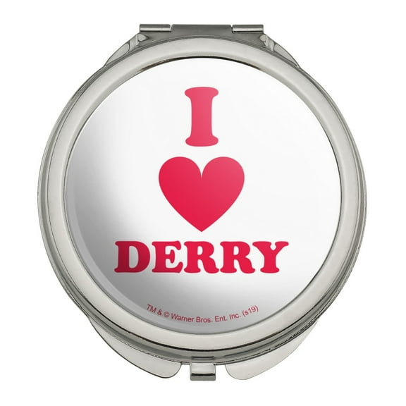 IT: Chapter 2 I Love Derry Compact Travel Purse Handbag Makeup Mirror