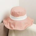 thumbnail image 6 of CoCopeanut Topi Bucket Bergaris Dua Sisi Modis Topi Nelayan Musim Gugur Musim Panas Topi Panama Wanita Luar Ruangan Topi Matahari Pantai Anak Perempuan Topi Liburan, 6 of 6