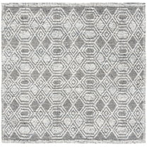 SAFAVIEH Natura Desmond Diamond Area Rug, Blue, 6' x 6' Square