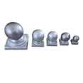 thumbnail image 1 of Accesorios de hierro forjado, tapa esférica de tubo cuadrado galvanizado, accesorios de decoración para barandillas de vallas, 25-150, 1 of 5