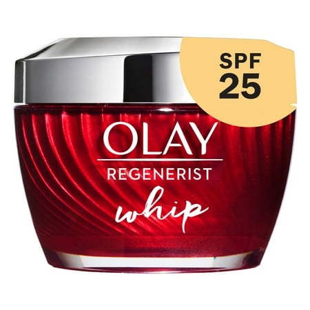 Olay Regenerist Whip Face Cream Moisturizer, SPF 25, 1.7 (Best Anti Aging Day Cream With Spf In India)