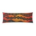 thumbnail image 1 of BSDHOME African Pattern Body Pillowcase Pillow Cover Pillow Protector Two Sides Printing 20x60 inch, 1 of 1