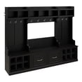 thumbnail image 1 of Woodland Full Entryway Storage Set with Doors in Black Oak - Engineered Wood, 1 of 7