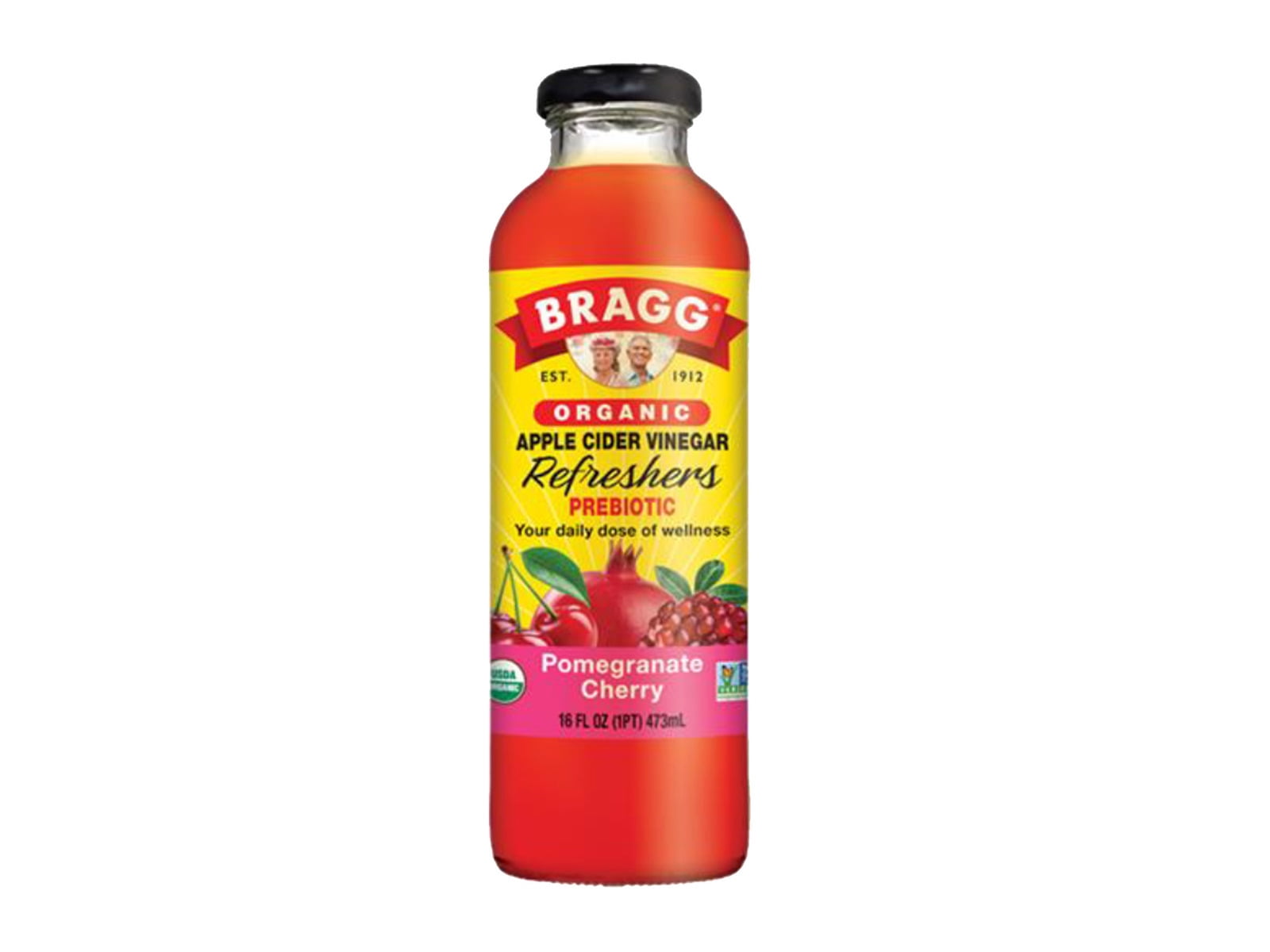 Bragg Organic Pomegranate Cherry Apple Cider Vinegar Drink, Case Pack