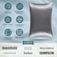 thumbnail image 4 of Bare Home Juego de Fundas de Almohada de Satén - Fundas de Almohada de Lujo - Suaves y Lisas - Transpirables - Cierre Tipo sobre - Estándar, Gris, 4 of 8