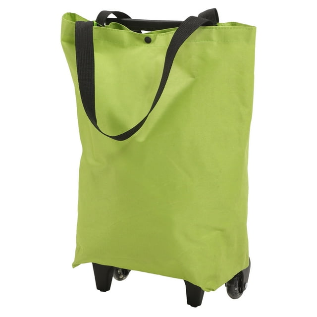 FUTUREORYY Folding Design Trolley Bag Trolley Bags Metal Green 1Pcs