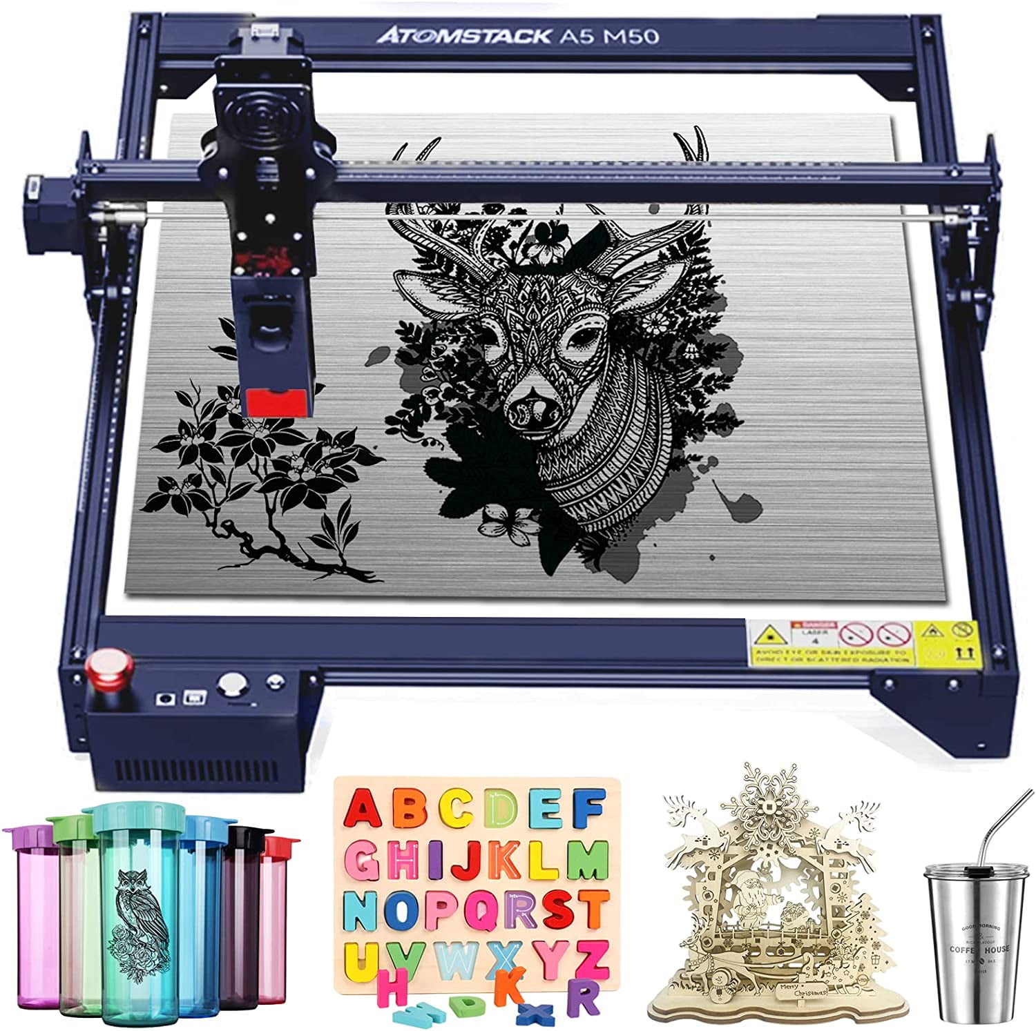MR.CARVE C1 Laser Engraver 5W Blue Light Laser Cutting and Carving Machine  with Auto Focus