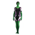 thumbnail image 3 of Disfraz de Marvel She Hulk para mujer, mono de cosplay, disfraz de superhéroe femenino sexy, traje Zentai para adulto, 3 of 5