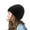 Black, variant on Unisex Color Block Knit Hat, Plush Fleece Lined Winter Beanie for Men Women,Thick Warm Skull Cap for Cold Weather, Outdoor Activities and Daily Use,2025 Winter Stocking Cap with Ear Protection Black