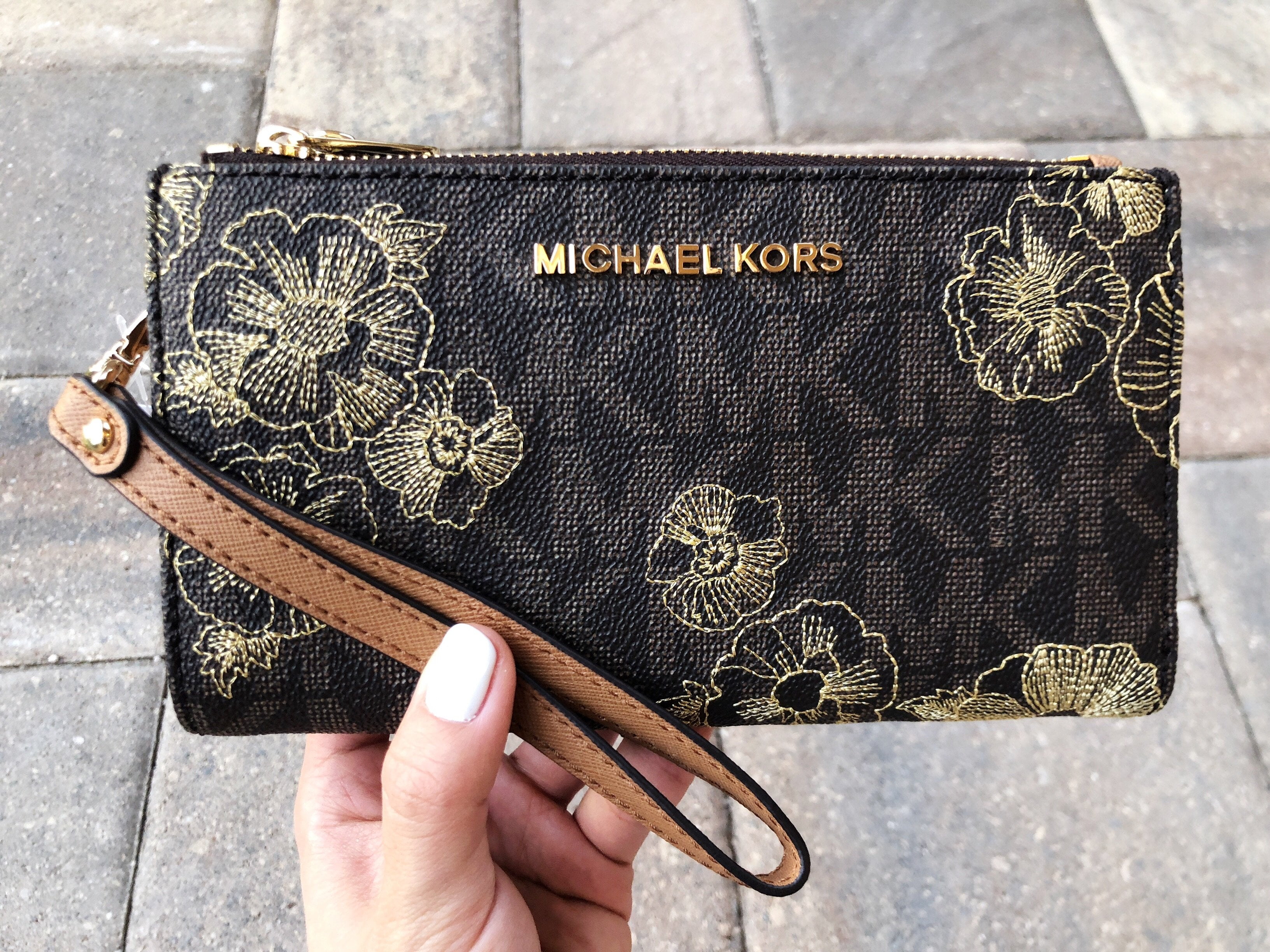 michael kors wallet floral