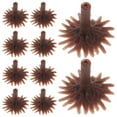 thumbnail image 4 of SHISUYAN 50Pcs Miniature Model Trees Base Diorama Train Scenery Mini Tree Feet Stand For Diy Railway Landscape Sand Table Decor Brown, 4 of 8