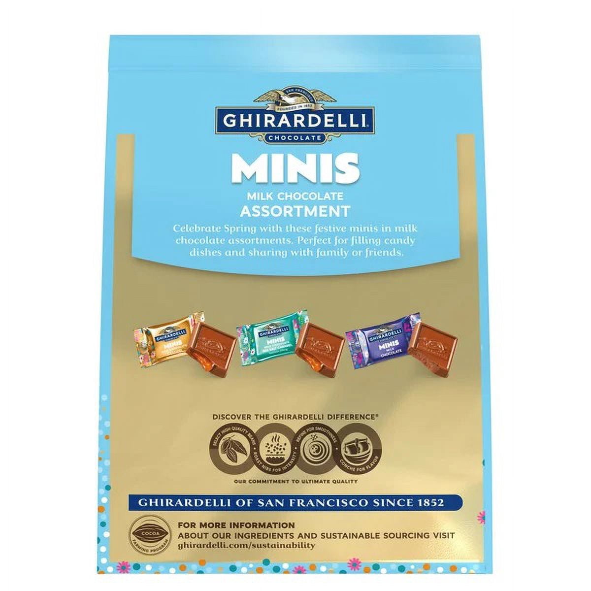 Ghirardelli Minis Milk Chocolate Assortment Bag, 16.1 Ounce