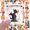 thumbnail image 3 of Cartoon Dragon Stickers, Waterproof Dragon Sticker for Water Bottle Laptop Phone Cases Planner Skateboard Luggage Helmet Party Favor Decor, Ideal for Adults Teens Teacher Rewards, 3 of 9