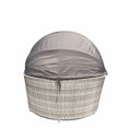 thumbnail image 3 of SOGNO Daybed Regular Gris Clair avec Coussin Canopy Lounger, 3 of 6