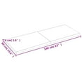 thumbnail image 2 of vidaXL Bathroom Countertop Light Brown 160x60x(2-4)cm Treated Solid Wood, 2 of 7