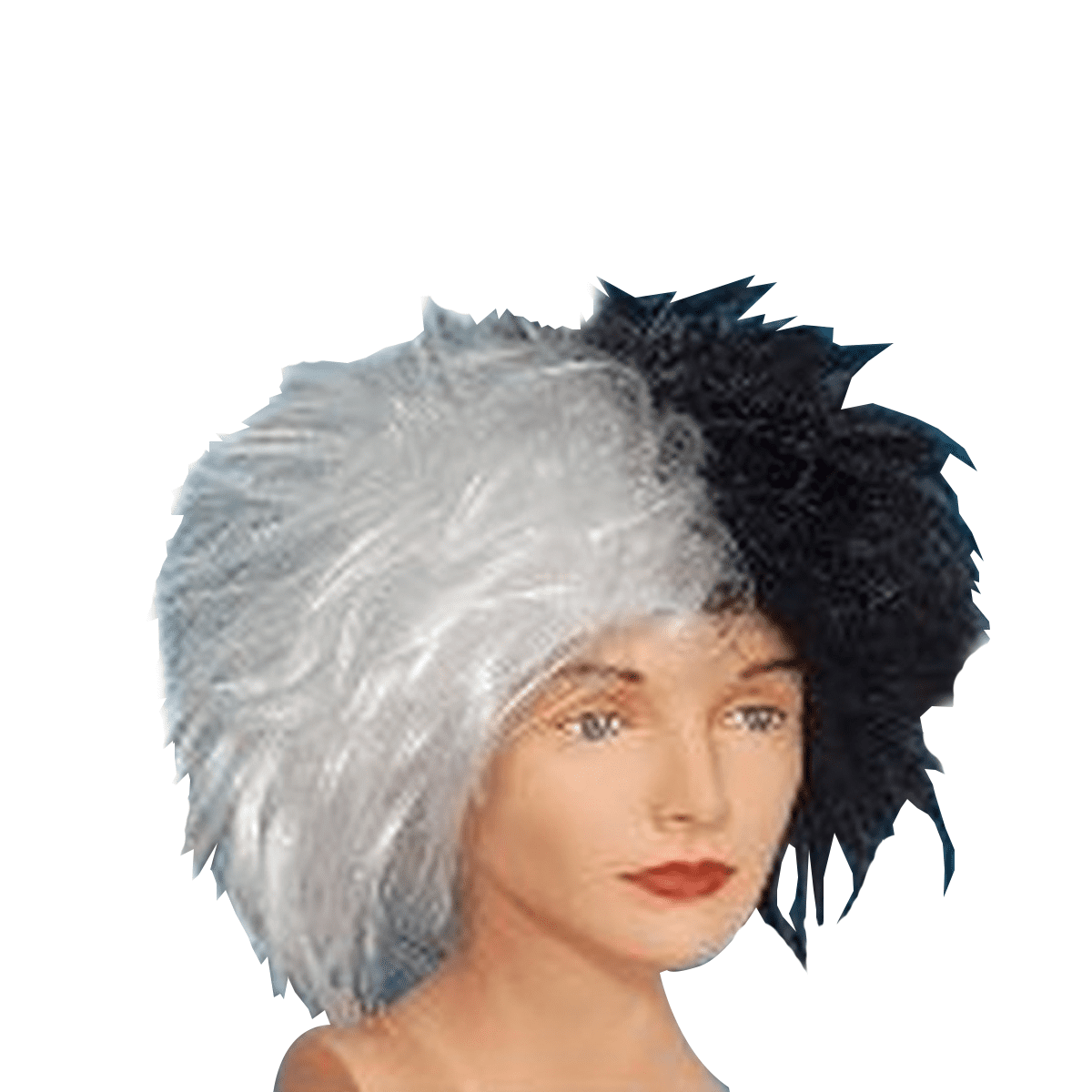 Cruella De Vil Adult Wig 101 Dalmatians Womens Cosplay Black White Costume  | Walmart Canada