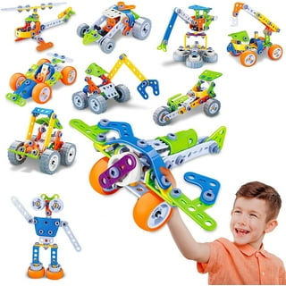 Building Toys for Kids Ages 4-8,Educational Autism Sensory Toys,STEM Toys  for 5 6 7+ Year Old Boys Birthday Gifts,Erector Set Construction Building