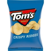 Tom's Potato Chips, Crispy Ridges, 9 oz Snack Bag
