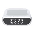 thumbnail image 1 of Reloj despertador Macarena con función de carga rápida inalámbrica interfaz tipo C 15W 5V/3A 9V/2A, 1 of 8