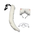 thumbnail image 2 of Conjunto de orejas y cola de , accesorios de disfraz para espectáculos de escenario, fiestas y disfraces. Estilo D, 2 of 10