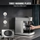 thumbnail image 3 of VEVOR Cafetera de goteo comercial de 12 tazas con 3 jarras de vidrio y 3 calentadores para oficina, 3 of 9