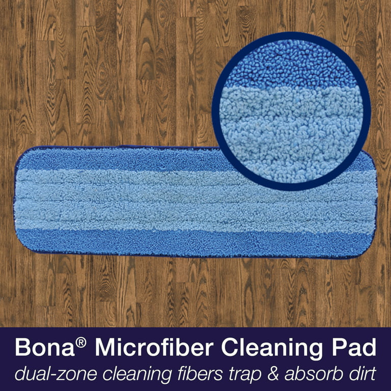 Bona Hardwood Floor Premium Spray Mop - Includes Hardwood Floor Cleaning  Solution and Machine Washable Microfiber Cleaning Pad - Dual Zone Cleaning