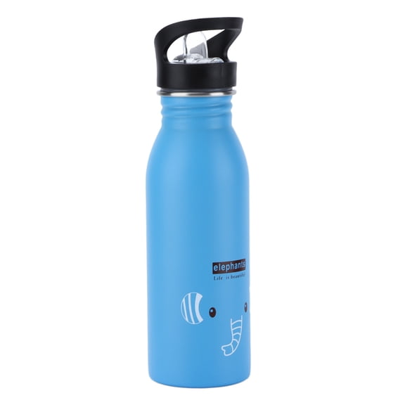 Kids Stainless Steel Sport Water Bottle 17 oz 500 ml Portable Vacuum Insulated Flask Outdoor Drinkware