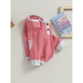 thumbnail image 3 of Bagilaanoe Newborn Baby Girl Boy Rompers Stripe Print Long Sleeve Bodysuits 3M 6M 12M 18M Infant Fall Casual One Piece Short Jumpsuits, 3 of 9