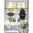 thumbnail image 4 of Lake Landscape Sheer Curtains 54 Inches Long 2 Panels Tree Sky Light Filtering Semi Sheer Window Curtains Drapes for Bedroom Living Room 52"x54", 4 of 7
