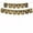 F, variant on Graduation Party Plates, Set of 10 Small 7-Inch Plates with Black and Gold Designs, Perfect for Cake and Snacks