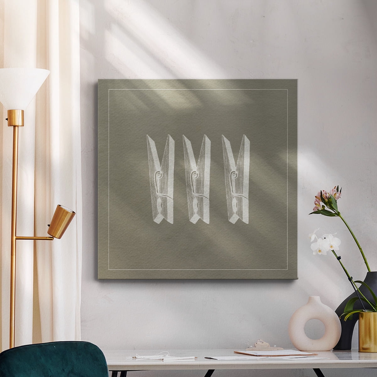 Wexford Home Laundry Tips VI-Premium Gallery Wrapped Canvas, 40" x 40" - Ready to Hang