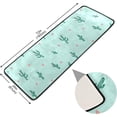 thumbnail image 2 of Kitchen Rugs and Mats Non-Skid Washable Runner Rugs Cute Cactus Heart Green Long 72x24 inch for Floor Cushioned Hallway Entryway Indoor 2x6, 2 of 7