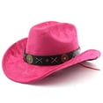 thumbnail image 2 of Western Style Cowboy Hat Curved Brim Ideal For Outdoor Adventure Travel Riding And Everyday Use, 2 of 3