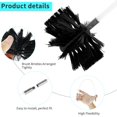 thumbnail image 3 of Chimney Cleaning Brush Long Handle Chimney Sweep Kit With Flexible Rods and Replaceable Brush Head Nylon Sweep Brush For Home Indoor Inside, 3 of 8
