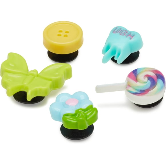 Crocs 5-Pack Peace & Love Shoe Charms | Jibbitz, UGH, One Size