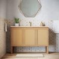 thumbnail image 2 of Arles 48" Single, Bathroom Vanity in Honey, 2 of 14