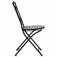 thumbnail image 5 of vidaXL Folding Bistro Chairs 2 Pcs Mosaic Bistro Outdoor Patio Chair Ceramic, 5 of 10