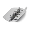 thumbnail image 2 of Electric Guitar Pull Plate PB Bass Bridge 4-String Semi-Circular Large Bass Lower Saddle Straight Code Metal Pull Plate, 2 of 5