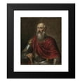 thumbnail image 2 of Titian 12x14 Black Modern Framed Museum Art Print Titled - Portrait of an Admiral, Probably Francesco Duodo (1518-1592), 2 of 5