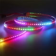 thumbnail image 4 of DC5V 5050 LED Light Strip RGB 1M 2M 3M 4M 5M 30/60/144 LEDs Smart Addressable Pixel Black PCB IC WS2812, Waterproof IP65 IP67,No Waterproof IP20 (60LED 3 Meter, Waterproof IP65), 4 of 8
