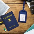 thumbnail image 2 of Funda de tarjeta de bloqueo de titular de pasaporte unisex para billetera de tarjeta de identificación de crédito de viaje FLhrweasw Nuevo, 2 of 8