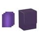 thumbnail image 1 of Caja protectora para baraja de cartas, ligera, de piel sintética, con deflector Púrpura, 1 of 9
