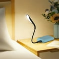 thumbnail image 3 of YIEMEEN Mini USB LED Desk Lamp 14 LEDs Touch Control Eye Friendly Light Desk USB Light for Bedroom and Office, 3 of 10