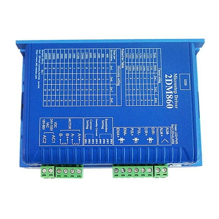 

Motor Driver 2DM860 Digital Stepper Driver 86 Drive Voltage AC30-80V for CNC Router Engraving Machine