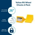 thumbnail image 3 of Camco RV Wheel Chocks - Polymer, Yellow, 2-Pack (44414), 3 of 7