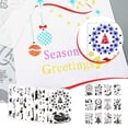 thumbnail image 1 of Serie de Navidad Plantilla de pintura HollowDIY Álbum de fotos Encaje Cuenta de mano Dibujo Molde de aerosol Wmkox8yii gf11678, 1 of 7
