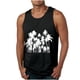 thumbnail image 1 of Camisetas de Tanque de los Hombres Tanque de los Hombres Incolor Gradiente de Impresión Cuello Redondo Correa Delgada Fuga Atrás Regular Casual Deportes Blusas de Tanque, 1 of 5