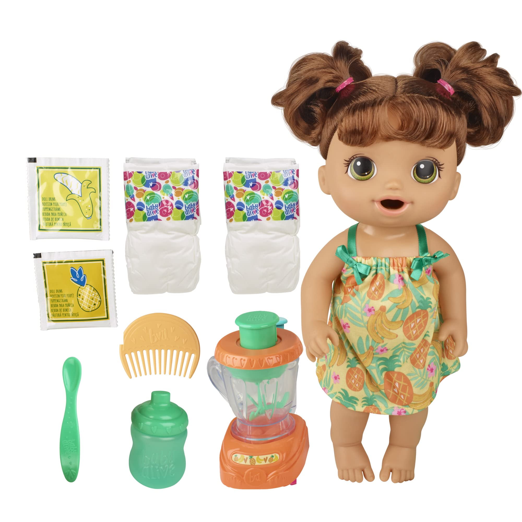 Baby Alive Magical Mixer Baby Doll Tropical Treat con batidora | Bodega ...